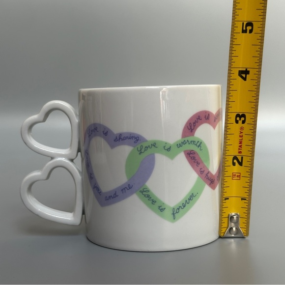 Avon "Love Is..." Mug with Heart Handles - Picture 7 of 7
